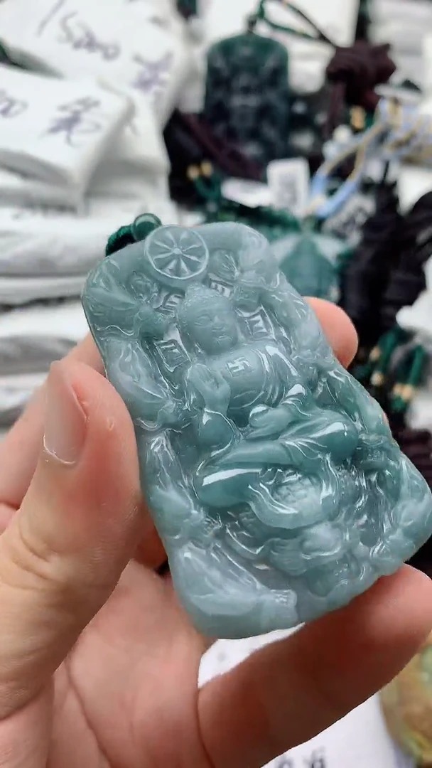 翡翠未镶嵌颈饰8888888888888