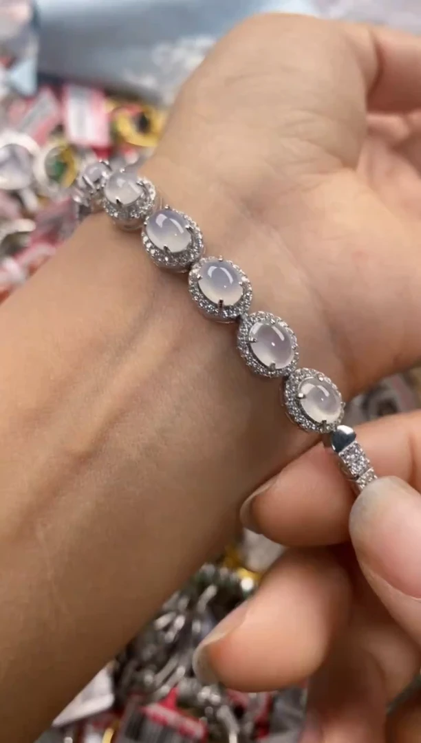 银S925镶嵌戒指翡翠333               9