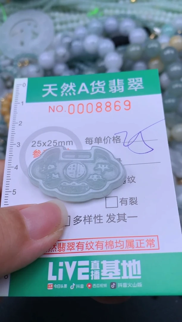 翡翠未镶嵌颈饰.0008869
