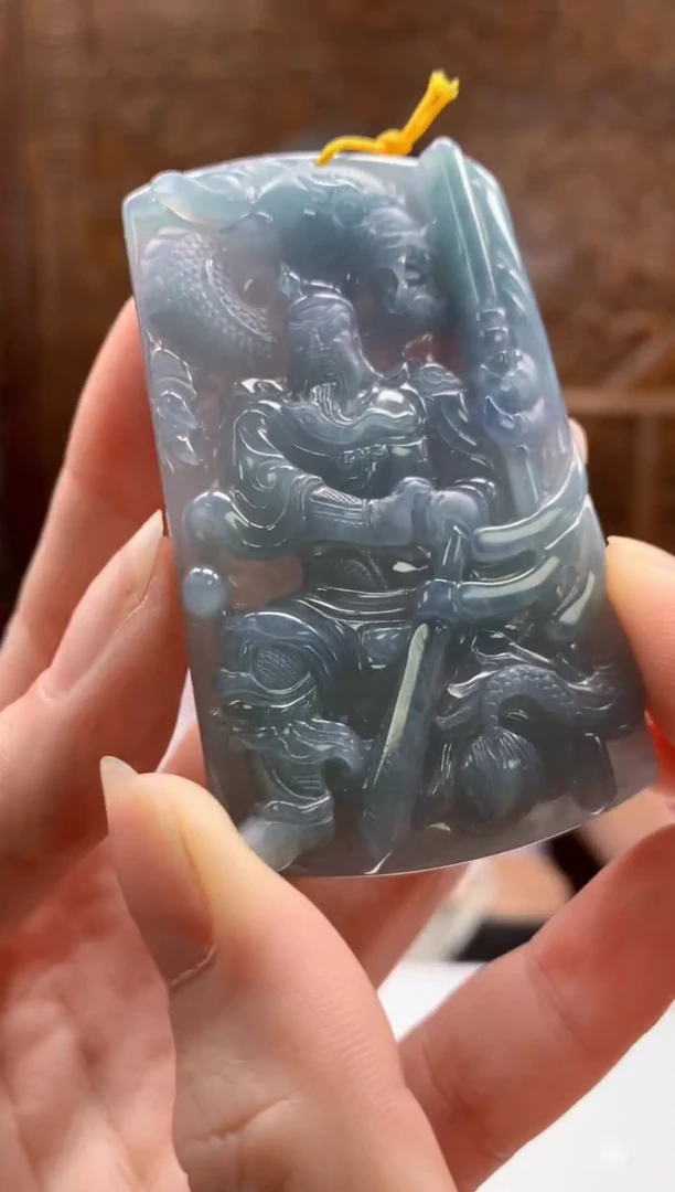 定制翡翠未镶嵌1072ry-毛货挂件93