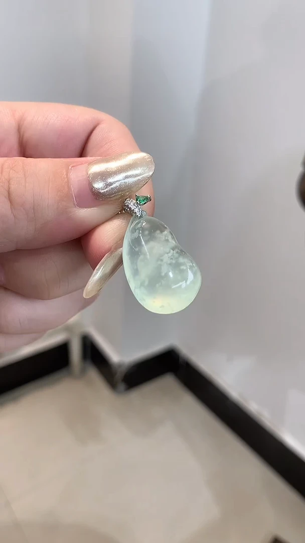 未镶嵌蛇纹石玉颈饰吊坠不带链子