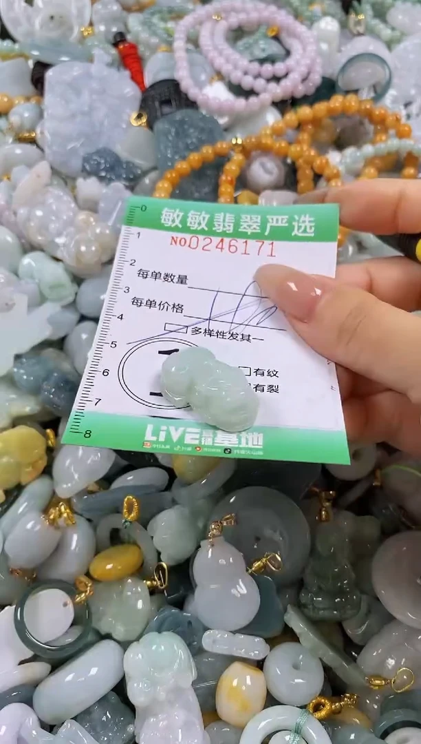 翡翠未镶嵌颈饰闪购0246171多样性发其一