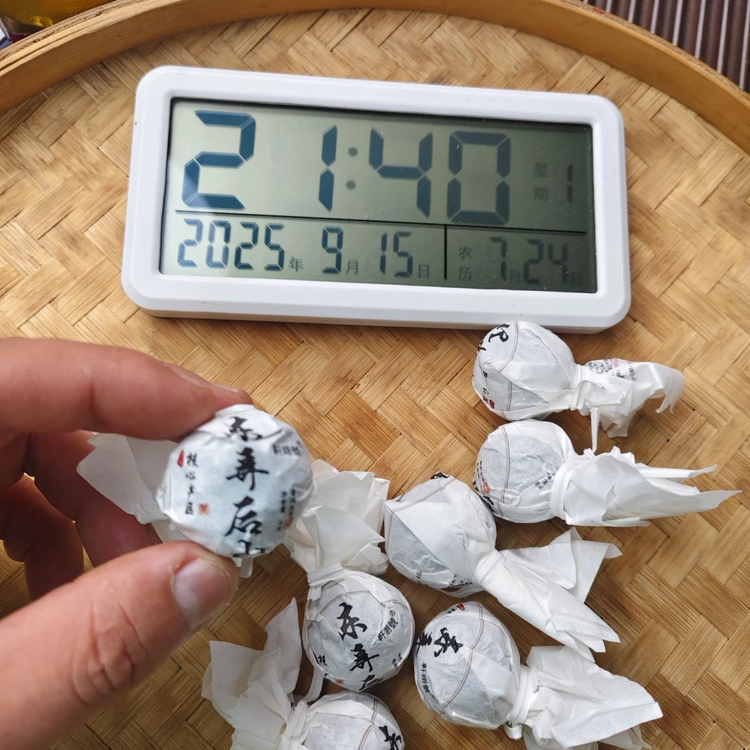 【696号】2025年 东弄后山中大树小龙珠 春 普洱茶生茶 250克 9月15