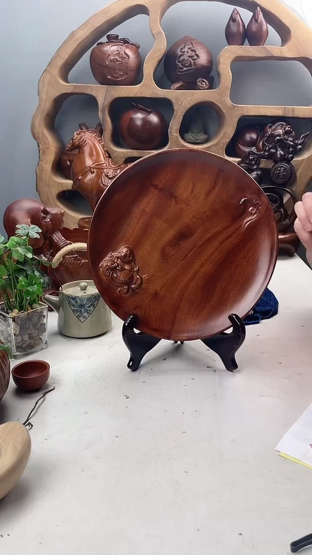 香樟木A20精品弥勒干泡/尺寸28*27*4