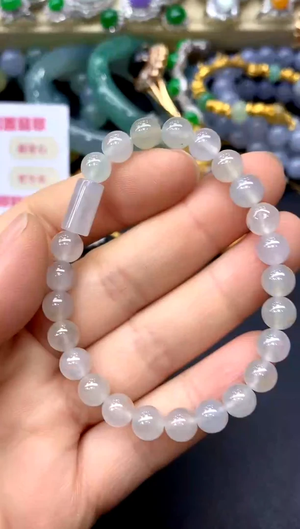 未镶嵌手串翡翠235-中国好珍宝