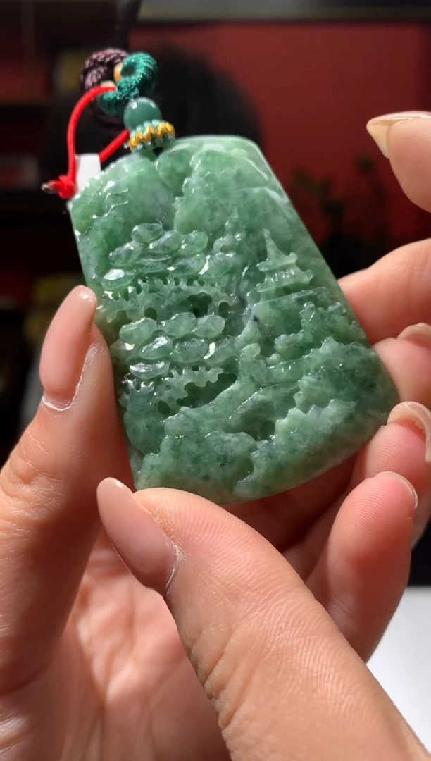 吊坠(不含链)未镶嵌翡翠天然翡翠A货44