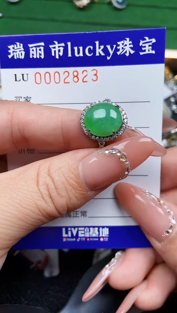 【闪购商品】翡翠颈饰银S925镶嵌2823