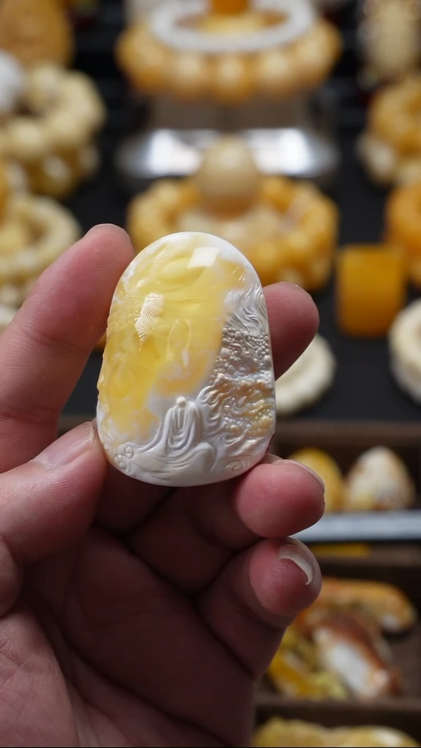 手链琥珀未镶嵌原矿天然琥珀蜜蜡