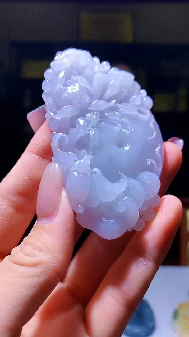 【闪购商品】定制翡翠未镶嵌1071hm-毛货挂件40