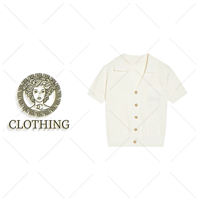 【CLOTHING/原创设计】时尚气质设计感休闲轻奢开衫针织上衣9369