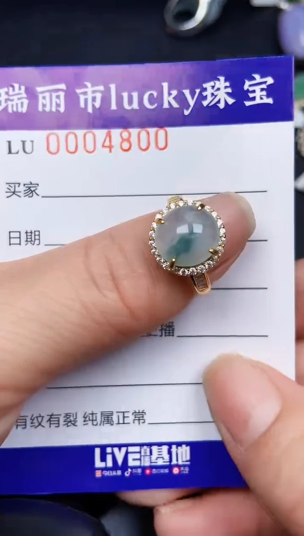 翡翠银S925镶嵌颈饰4800