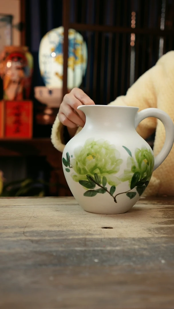 【闪购商品】瓷片景德镇纯手工釉下彩精品花瓶
