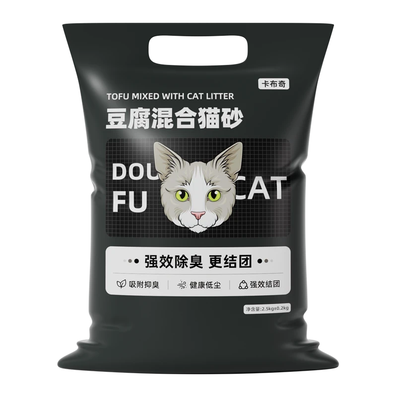 【6合1混合】卡布奇豆腐混合猫砂低尘除臭不粘底吸水强2.5公斤