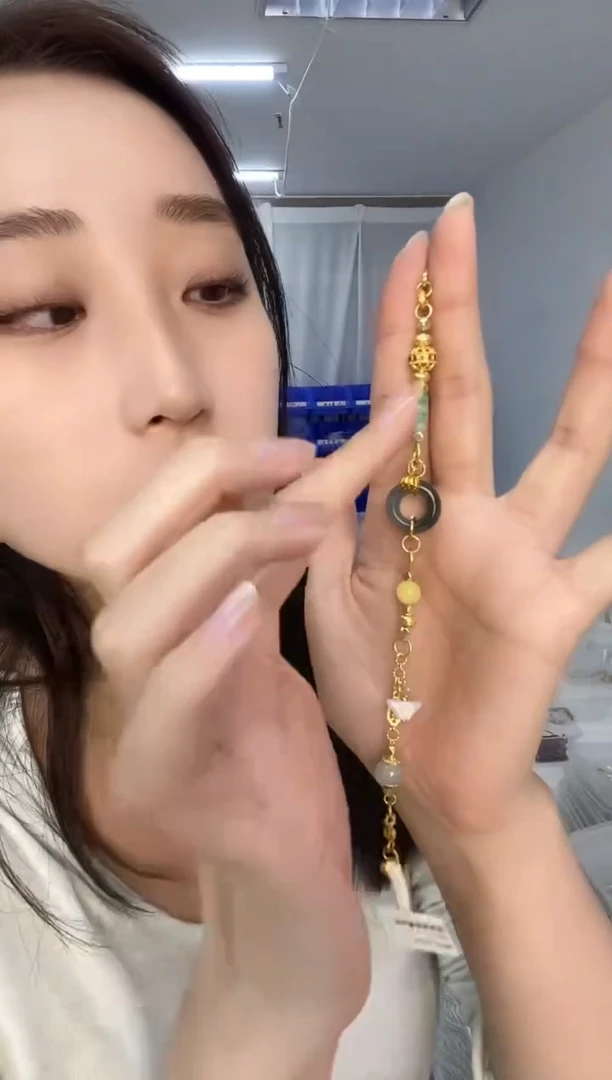 银S925镶嵌手链翡翠天然珠宝多样性发其一