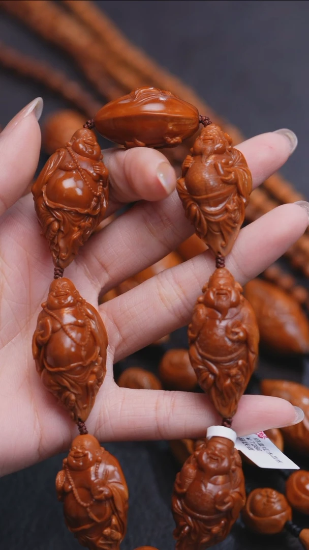 手串橄榄核六合财迷