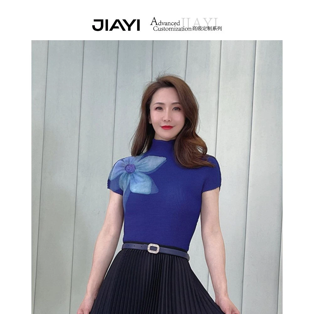 【嘉一】休闲简约款印花小衫 JY-92372