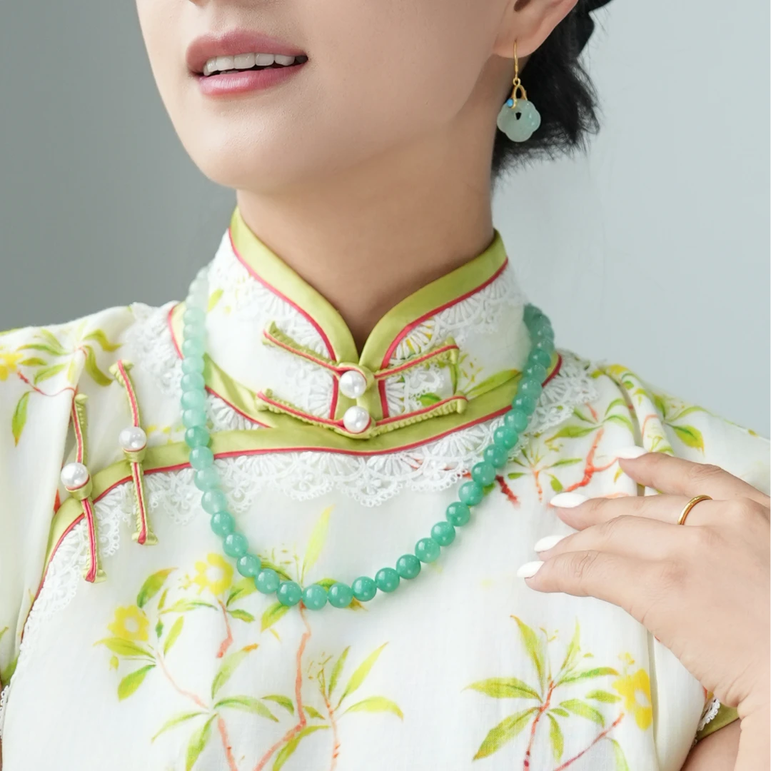 杨小乖非洲翠 渐变珠串礼物气质新中式古风