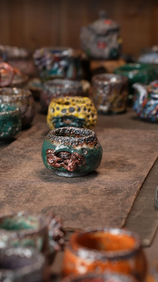 【闪购商品】景德镇柴烧志野杯