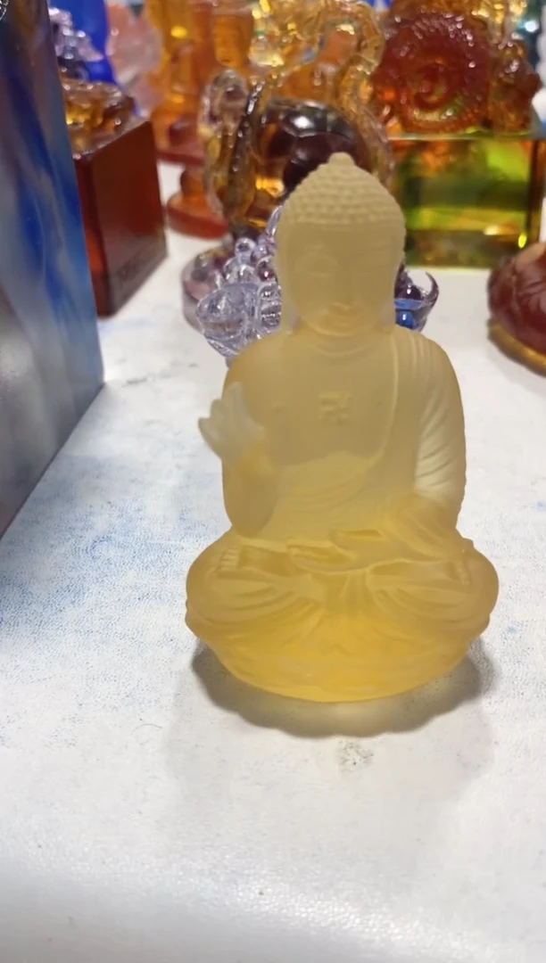 手工艺品琉璃449大日微瑕 古法琉璃 假一罚十 有运费险