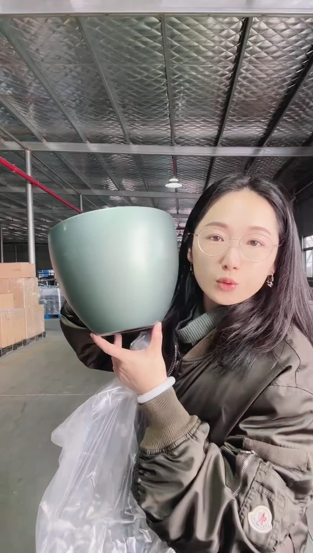 【闪购商品】塑料9寸鸡蛋盆1只装无孔湖绿色