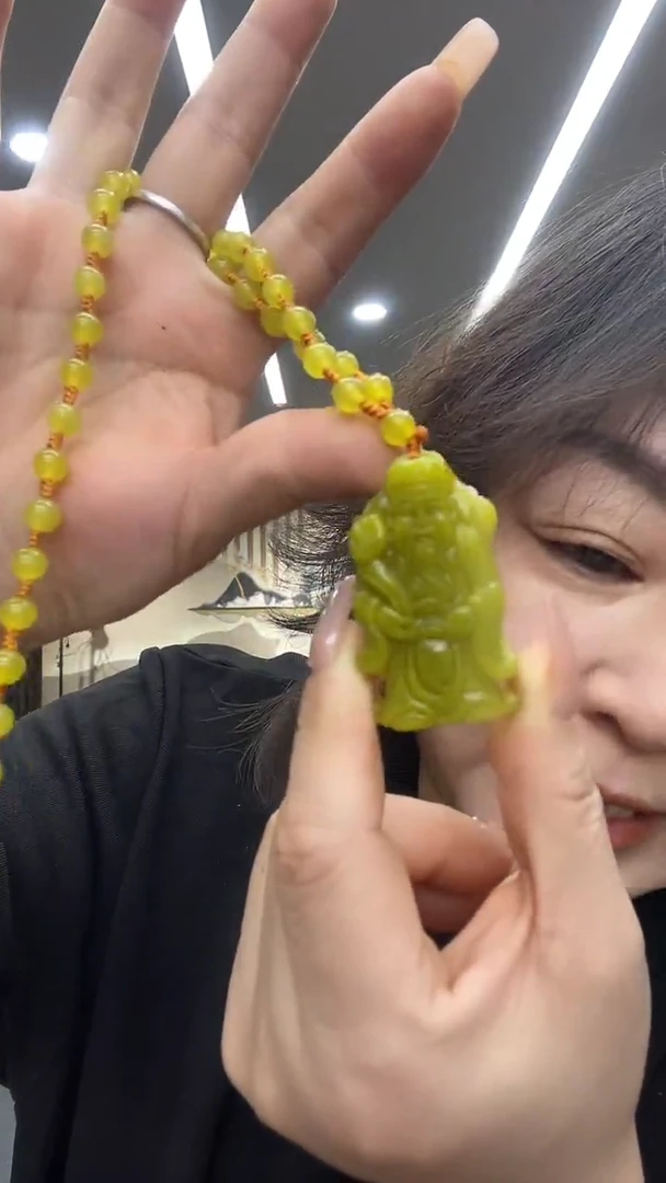 未镶嵌蛇纹石玉玉件财神多样式发货随机发一