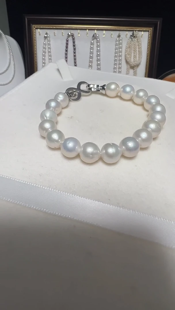 钛钢手绳淡水珍珠永丽珍珠严选