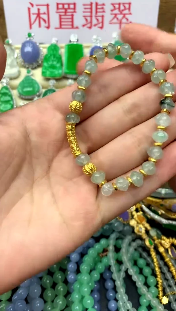 未镶嵌手串翡翠367-中国好珍宝
