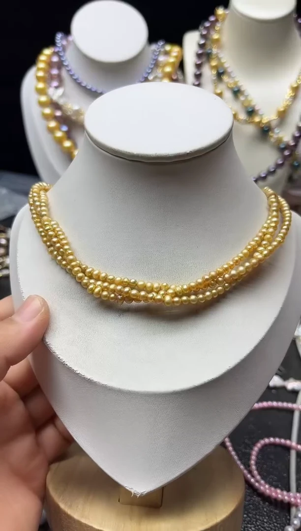 淡水珍珠未镶嵌颈饰多人