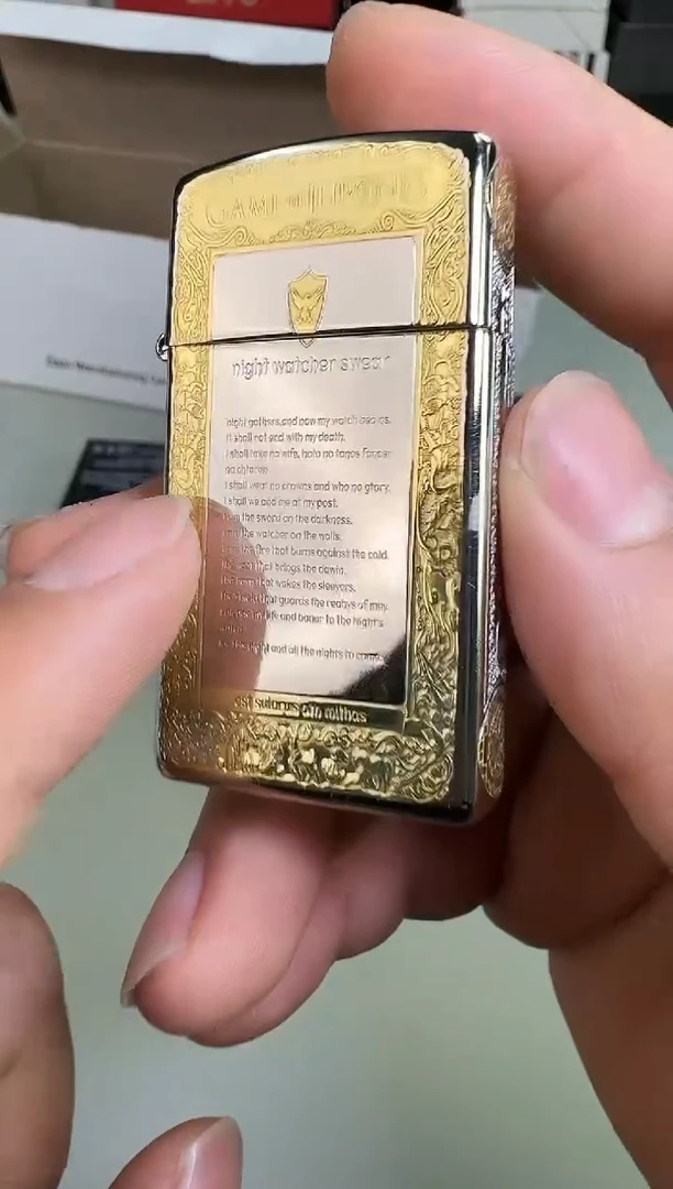 铜纤巧冰与火之歌-五面镀银鎏金