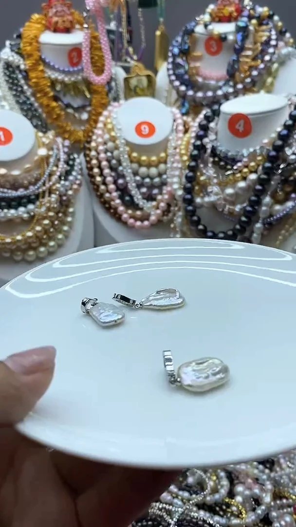 淡水珍珠未镶嵌颈饰1