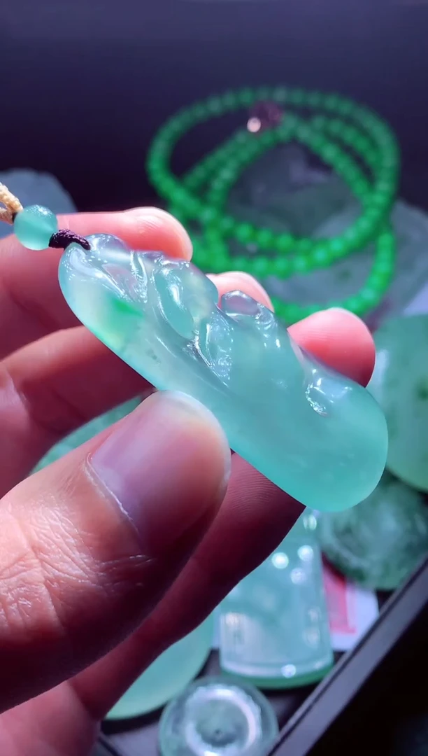 未镶嵌定制翡翠哲*#翡翠毛货定制