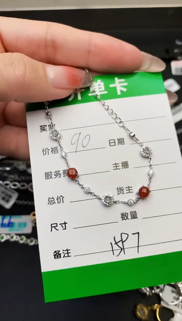 银S925镶嵌戒指翡翠1597