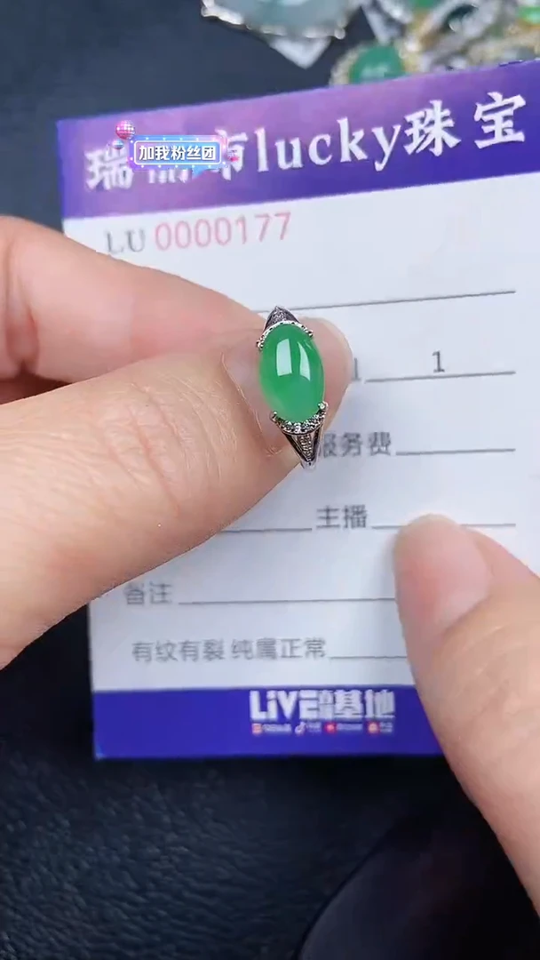 颈饰银S925镶嵌翡翠0177