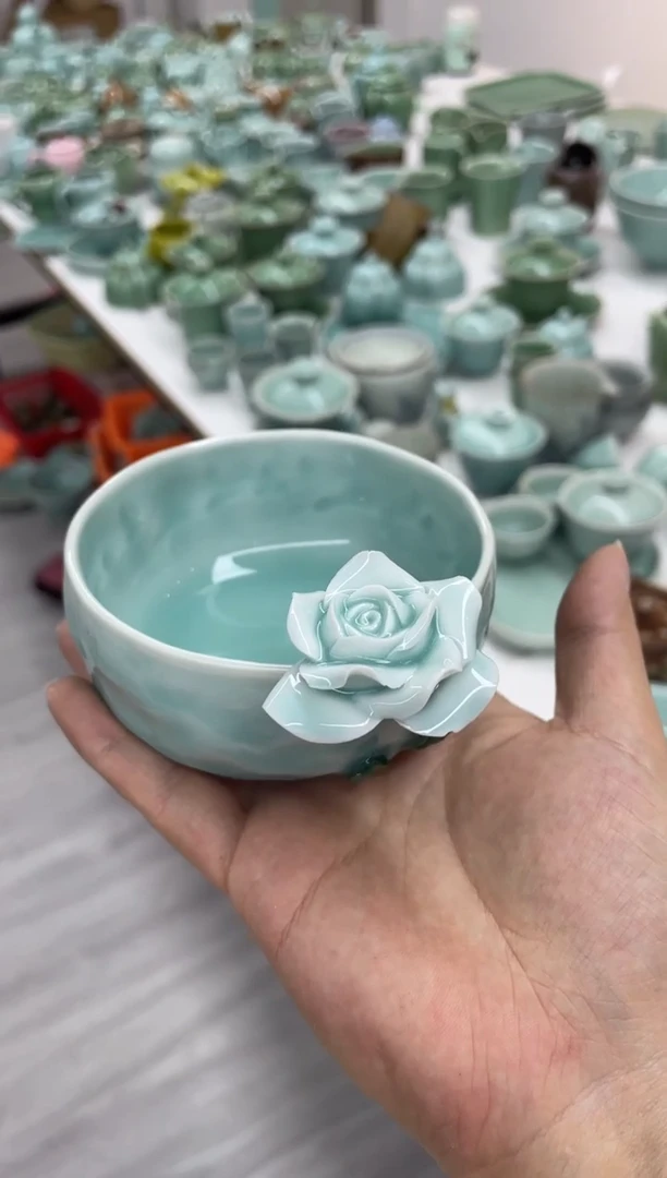 纯手工  慧仙青瓷 龙泉青瓷大促