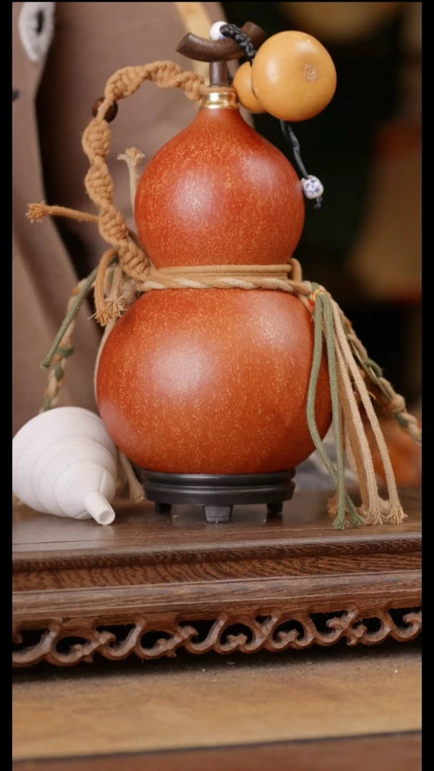 224号精品天然大漆酒葫芦一物一拍~