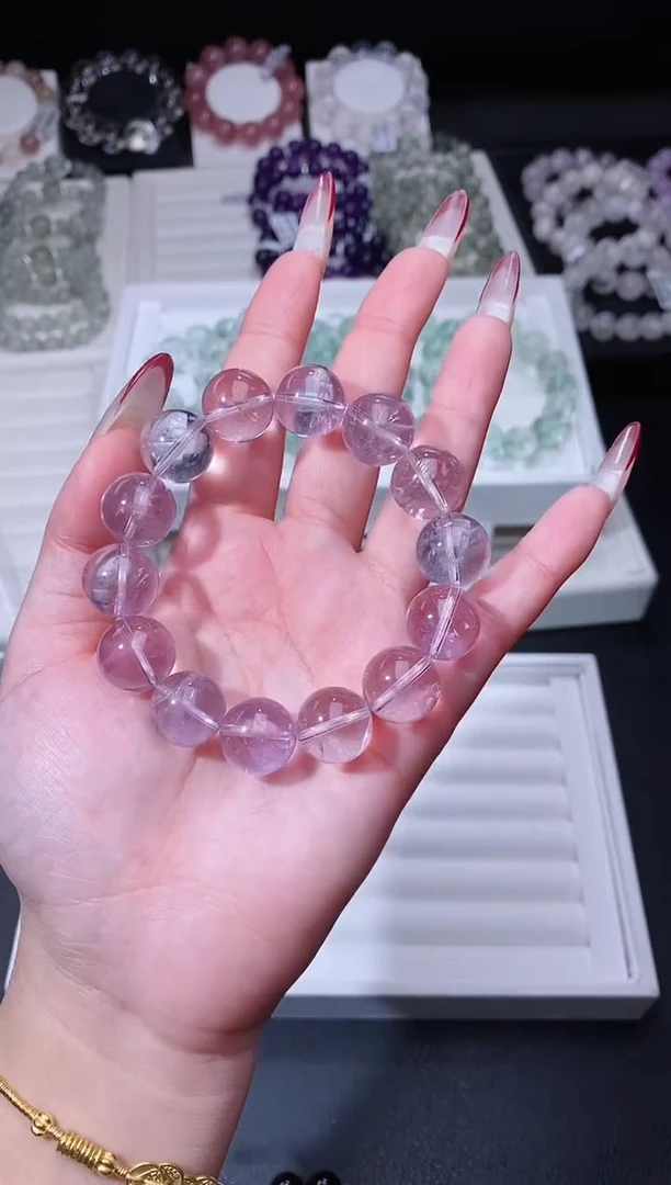【闪购商品】水晶手链未镶嵌118.30玻利维亚紫水晶手串