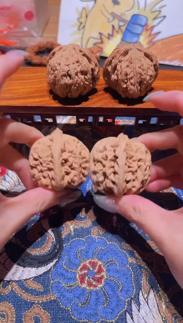 把件文玩核桃016红锦鲤