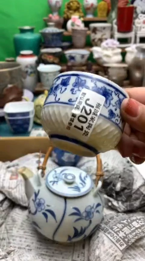 【闪购商品】盖碗海外回流瓷器