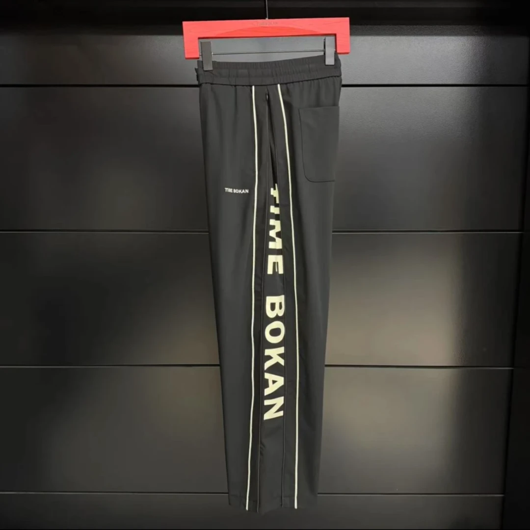 【TIME BOKAN/春季新款1奢定制男士潮流百搭休闲裤【77221