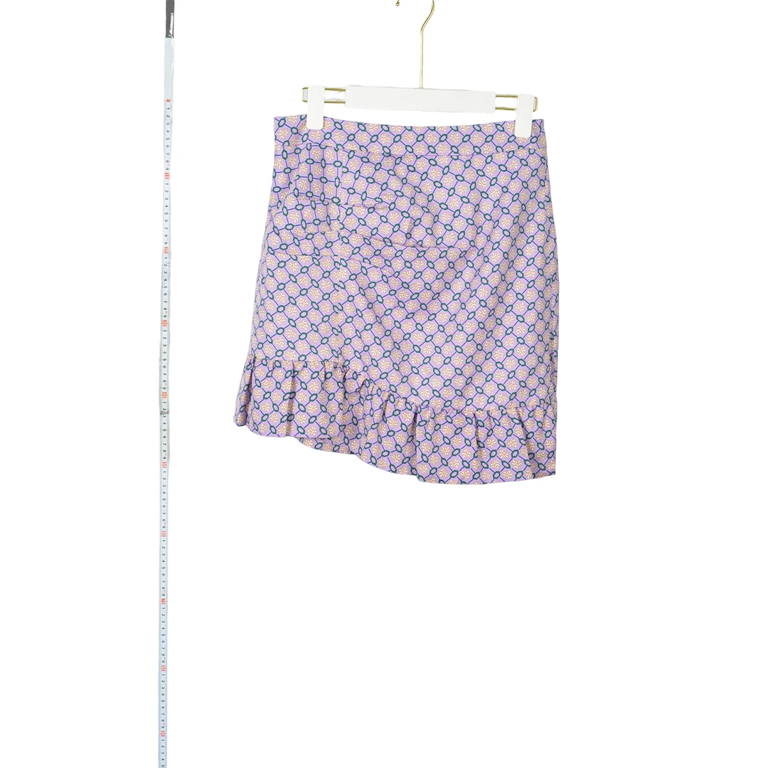 【专柜捡漏F-2】深圳高端设计师DMLB-半裙D152紫色-大一码