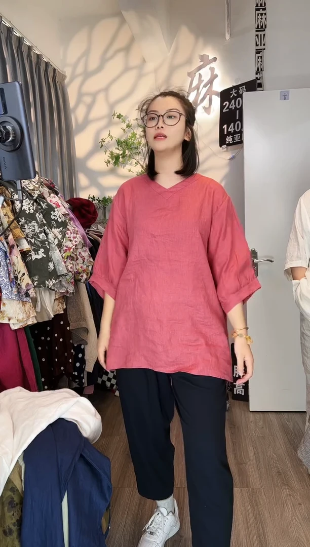 亚麻大码女装系列。