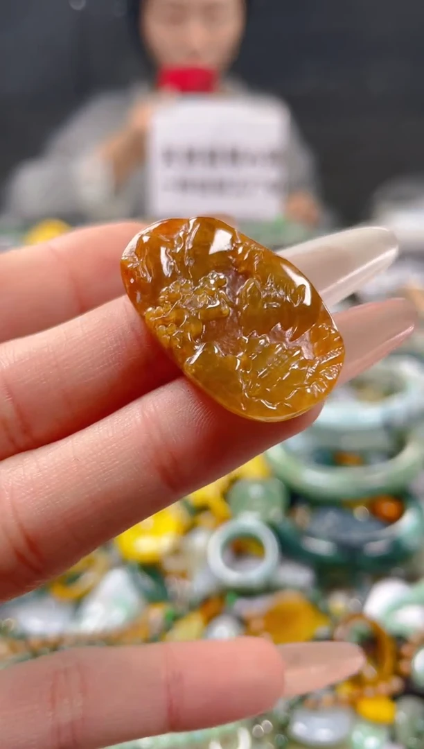【闪购商品】翡翠颈饰未镶嵌/E/翡翠A货一图一物