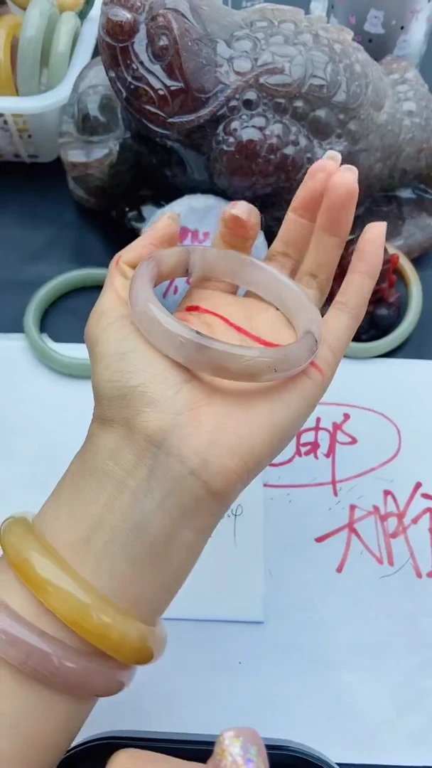 未镶嵌手镯石英质玉A227+59.4