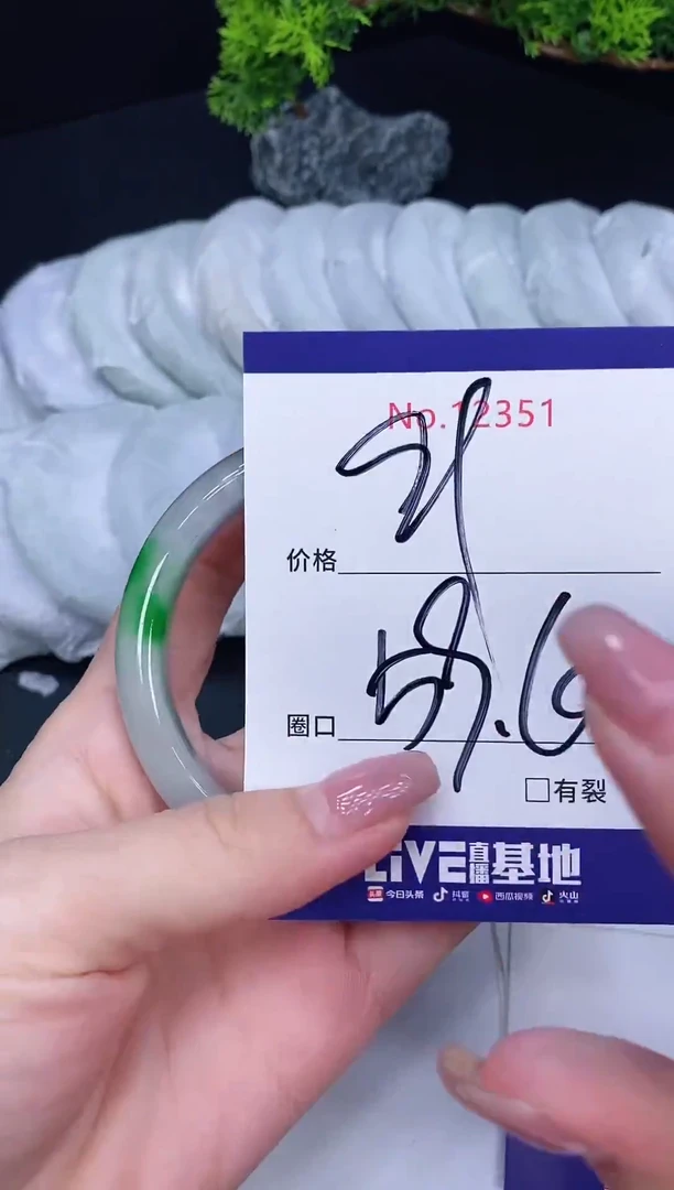 未镶嵌手镯翡翠12351
