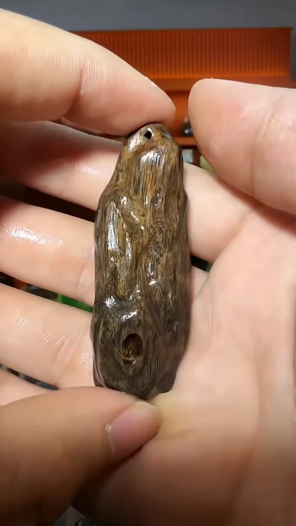沉香吊坠30号红土太湖石多样性发一