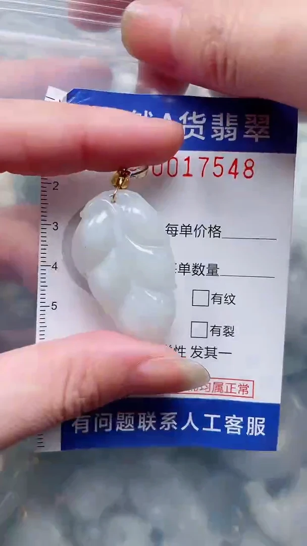 翡翠未镶嵌吊坠(不含链)1