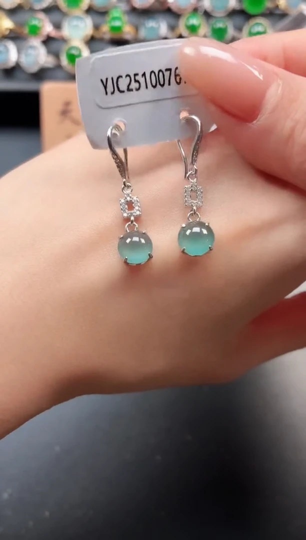 银S925镶嵌戒指翡翠111