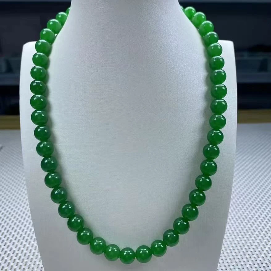 F229冰绿10mm项链经典精品时尚气质百搭情侣款多样性发其一