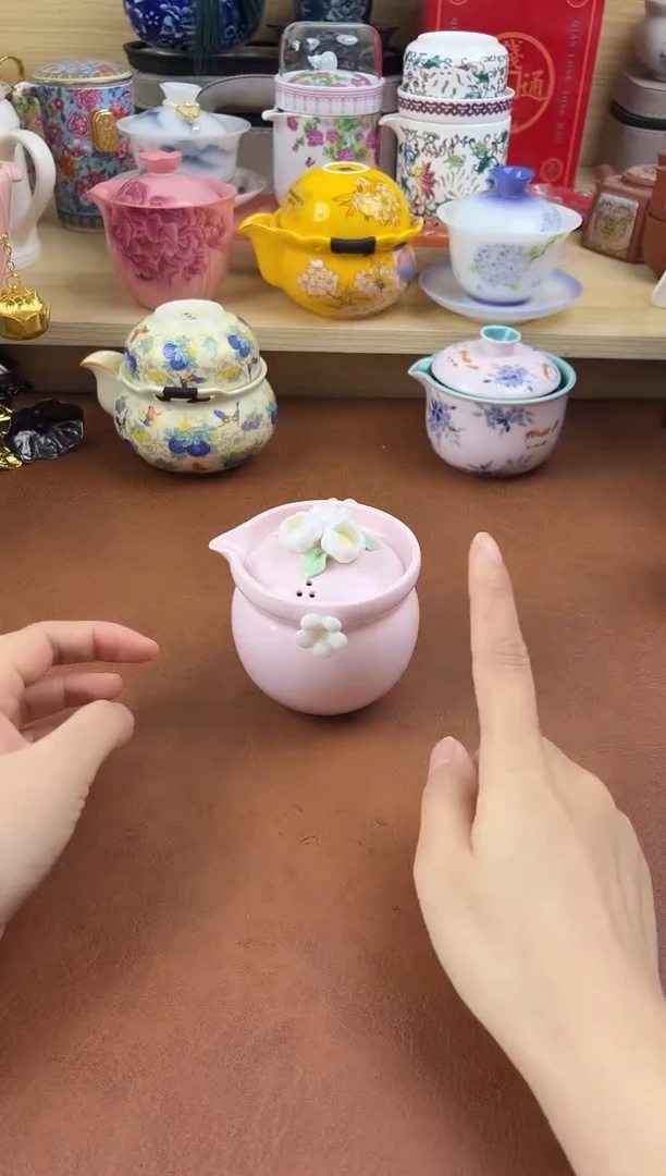 陶陶瓷茶具摆件旅行套组