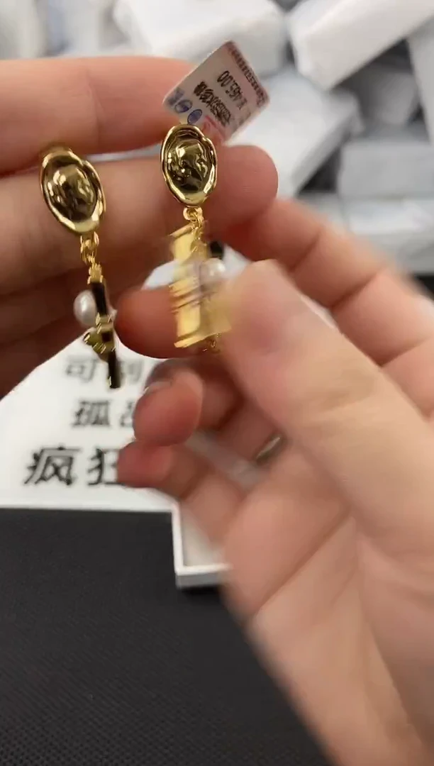 未镶嵌耳饰淡水珍珠ed1063